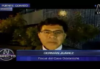 Fiscal Juárez: Interrogatorio a Marcelo Odebrecht fue "satisfactorio"