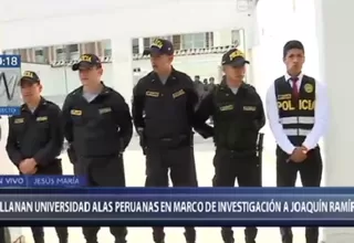 El Ministerio Público allanó sede de universidad Alas Peruanas