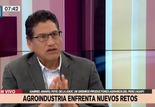 Gabriel Amaro: La actual Ley Agraria es penosa para promover el sector