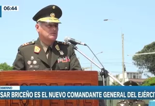 General César Briceño Valdivia es el nuevo comandante general del Ejército