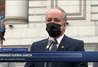 Guerra García: Fuerza Popular no acudirá a ninguna cita propuesta por Guido Bellido