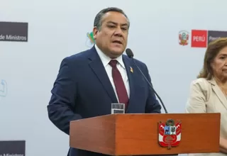 Gustavo Adrianzén: "En este gobierno no tenemos ninguna denuncia por corrupción"