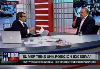 Gustavo Guerra García sobre consorcios: "La posición del MEF es ilegal"