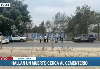 Hallan cuerpo sin vida a unos metros del cementerio de Santa Clara
