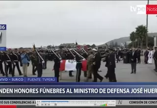 Rinden honores fúnebres al ministro José Huerta en Surco