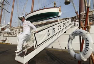 Histórico velero de escuela español arribó al puerto del Callao