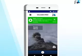 IGP creó un aplicativo móvil con información sobre los volcanes en el Perú