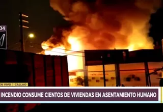 Incendio se registra en asentamiento humano en el Callao