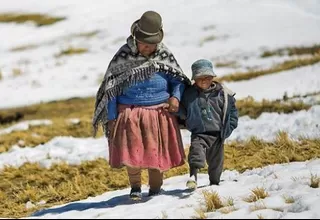 Indeci indica que bajas temperaturas llegan hasta -12 grados en zonas andinas