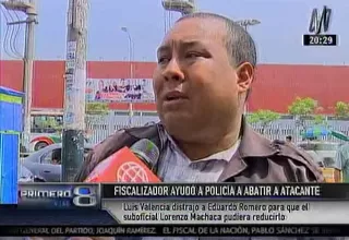 Independencia: Fiscalizador ayudó a policía abatir a Romero Nauypay