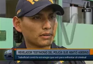 Independencia: policía dio detalles de cómo enfrentó a Eduardo Romero