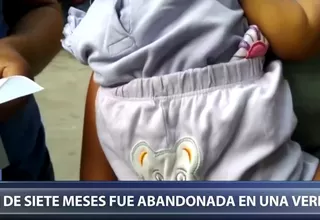Iquitos: bebé fue abandonada por su madre en la vereda de una calle