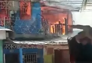 Iquitos: incendio destruye cinco viviendas