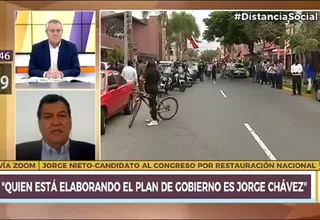 Nieto: "Quien está elaborando el plan de Gobierno es Jorge Chávez"