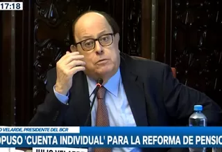 Julio Velarde: "Posible retiro de fondos de la AFP no tendría impacto inflacionario"