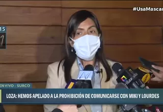 Keiko Fujimori: Abogada apeló fallo respecto a no comunicarse con Miguel Torres y Lourdes Flores