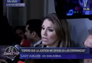 Lady Guillén espera conseguir justicia tras audiencia contra Ronny García