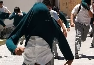 Lince: Escolares protagonizaron pelea callejera 