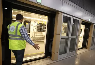 Línea 2 del Metro: Inició marcha blanca del primer tren subterráneo del país