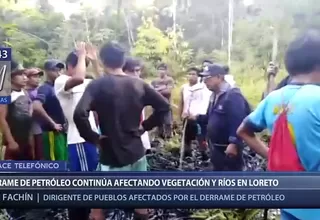 Loreto: comunidades nativas piden comisión mixta tras derrame de petróleo