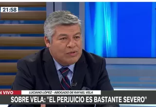 Luciano López sobre Rafael Vela: "Perjuicio que le han causado es bastante severo"