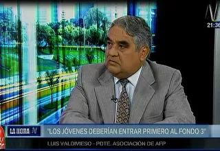 Luis Valdivieso: "Ley de AFP pondría en riesgo todo el sistema previsional"