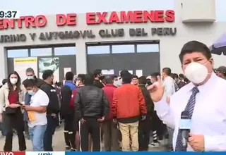 Conductores incómodos por falta de atención en local del Touring y Automóvil Club del Perú