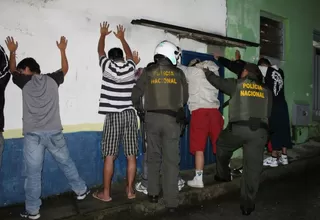 'Malditos de Bayóvar': dos policías entre los 19 detenidos