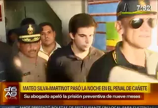 Mateo Silva Martinot ya se encuentra recluido en el penal de Cañete