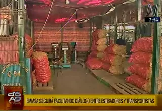 Mercado Mayorista: 3 mil 600 toneladas de cebolla permanecen varadas por huelga