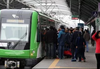 Metro de Lima: Usuarios de la Línea 1 reportaron demoras en trenes