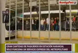 Metropolitano: usuarios se quejan en redes sociales por falta de buses