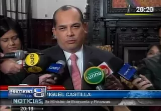 Miguel Castilla: mi salida del MEF no implica que me aleje del Gobierno