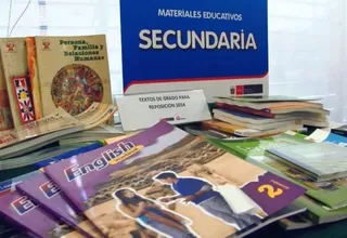 Año Escolar 2020: Minedu distribuyó el 99,7% de material educativo 
