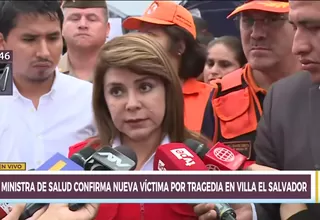 Ministra Hinostroza: Víctimas de Villa El Salvador tienen quemaduras extensas y severas