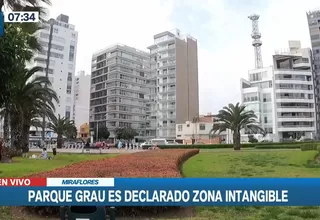 Miraflores: Alcalde prohíbe acceso al parque Grau tras ser declarado como zona intangible