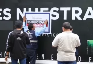 Miraflores: Paneles publicitarios instalados sin licencia serán sancionados con hasta 100 UIT's