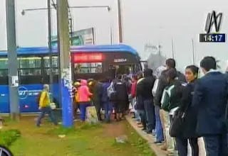 La Molina: usuarios del corredor Javier Prado piden más buses