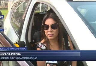 Mónica Saavedra anunció que presentará gastos de su campaña ante la ONPE