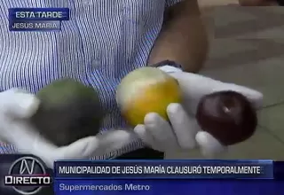 Municipalidad de Jesús María clausuró temporalmente local de supermercado