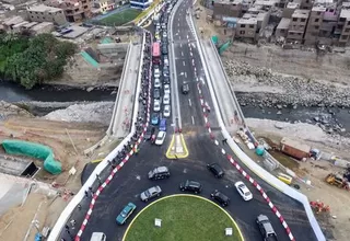 Municipalidad de Lima: puente Bella Unión ya está habilitado las 24 horas del día