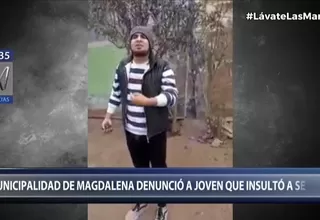 Municipalidad de Magdalena denunció a joven que lanzó insultos racistas contra serenos 