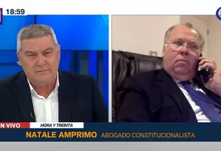 Natale Amprimo sobre informe que recomienda destituir a miembros de la JNJ: "No representa el criterio de la mayoría"