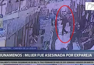 Ni una menos: video muestra instante en que agente de seguridad mata a su expareja