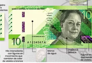 BCRP: Conoce las medidas de seguridad de los nuevos billetes en circulación y evita recibir billetes falsos