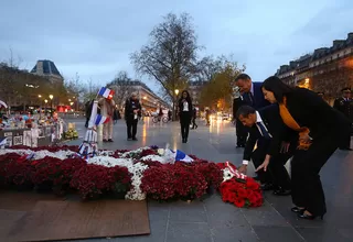 Ollanta Humala rindió homenaje a víctimas de atentados en París