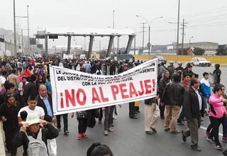 Marcha contra el peaje de Puente Piedra no tiene garantías, advierte Onagi