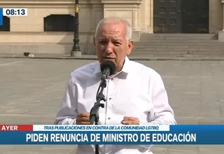 Óscar Becerra: Piden renuncia del ministro de Educación tras comentario en contra de comunidad LGTB