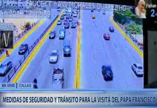 Papa Francisco: medidas de seguridad y tránsito se intensifican en el Callao