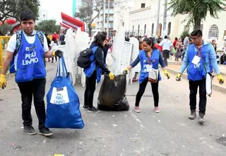 Parada Militar: recogen más de 15 toneladas de basura de la avenida Brasil